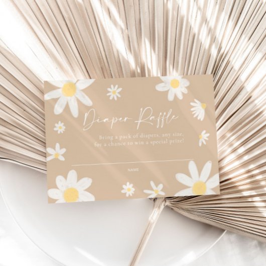 Correspondance Carte de rabat Beige Daisy