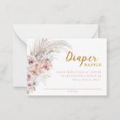 Correspondance Carte de rabat Boho Pampas (Devant)