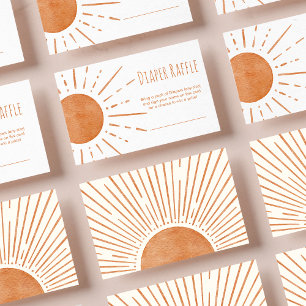 Correspondance Carte de rabat Boho Sun Baby shower