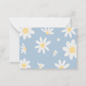 Correspondance Carte de rabat Daisy Dusty Blue (Dos)