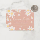 Correspondance Carte de rabat Daisy Rose Blush (Devant/Arrière en situation)