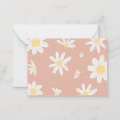 Correspondance Carte de rabat Daisy Rose Blush (Dos)