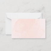 Correspondance Carte de recette Fête des mariées papillons (Dos)