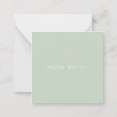 CORRESPONDANCE CARTE DE REMARQUE PLAT : WILLIAM MORRIS : JASMINE (Dos)