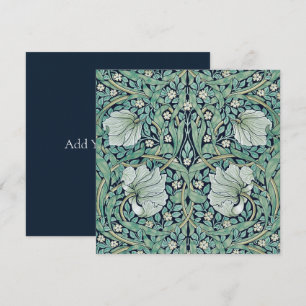 CORRESPONDANCE CARTE DE REMARQUE PLAT : WILLIAM MORRIS : PIMPERNE