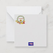 Correspondance Carte de remerciement (Dos)