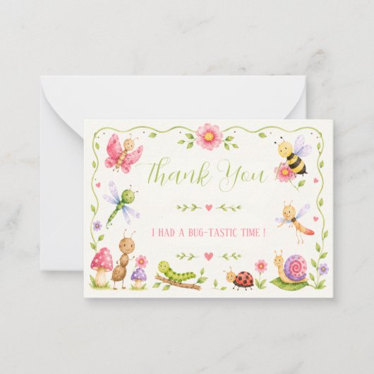 Correspondance Carte de remerciement Bugs ! (Devant)
