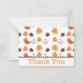 Correspondance Carte de remerciement d'automne (Devant)