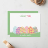 Correspondance Carte de remerciement ou carte de note plate pour  (Devant/Arrière en situation)