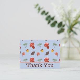 Correspondance Carte de remerciement personnalisée d'automne