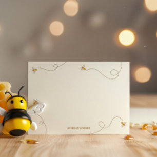 Correspondance Carte de remerciement pour Baby Shower A Little Be