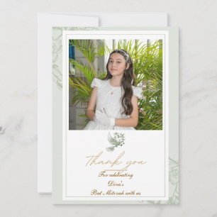 Correspondance Carte de remerciement pour Bat Mitzvah