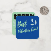 Correspondance Carte de remerciement pour bénévole : (Devant/Arrière en situation)