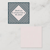 Correspondance Carte de remerciement pour enseignant (Devant / Derrière)