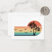 Correspondance Carte de remerciements (Devant/Arrière en situation)