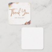 Correspondance Carte de remerciements (Devant / Derrière)