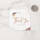 Correspondance Carte de remerciements (Devant/Arrière en situation)