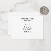 Correspondance Carte de remerciements (Devant/Arrière en situation)