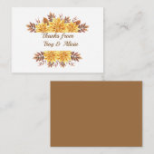 Correspondance Carte de remerciements Automne Leaves (Devant / Derrière)