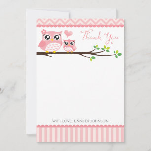 Correspondance Carte de remerciements de Baby shower de hibl Pi