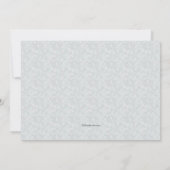 Correspondance Carte de remerciements de deuil gris Mist (Dos)