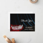 Correspondance Carte de remerciements de la couronne de concours (Devant/Arrière en situation)