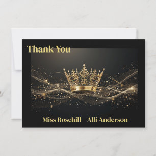 Correspondance Carte de remerciements de la couronne de concours