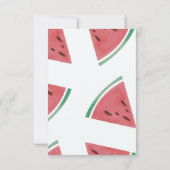 Correspondance Carte de remerciements de pastèque (Dos)