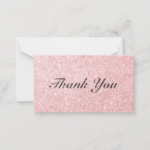 Correspondance Carte de remerciements de style de Parties scintil