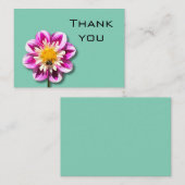 Correspondance Carte de remerciements floral (Devant / Derrière)