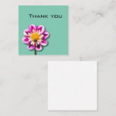 Correspondance Carte de remerciements floral (Devant / Derrière)