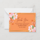 Correspondance Carte de remerciements mariage (Devant)