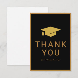 Correspondance Carte de remerciements minimaliste de graduation p