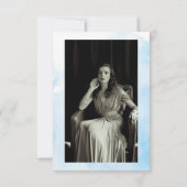 Correspondance Carte de remerciements photo des obsèques (Dos)