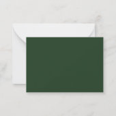 Correspondance Carte de réponse de mariage à la verdure d'eucalyp (Dos)