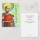 Correspondance carte de saint Ignace de Loyola (Devant / Derrière)
