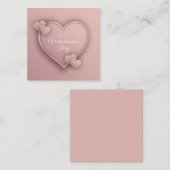 Correspondance Carte de Saint-Valentin mignonne (Devant / Derrière)