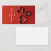 Correspondance Carte de Saint-Valentin plate (Devant / Derrière)