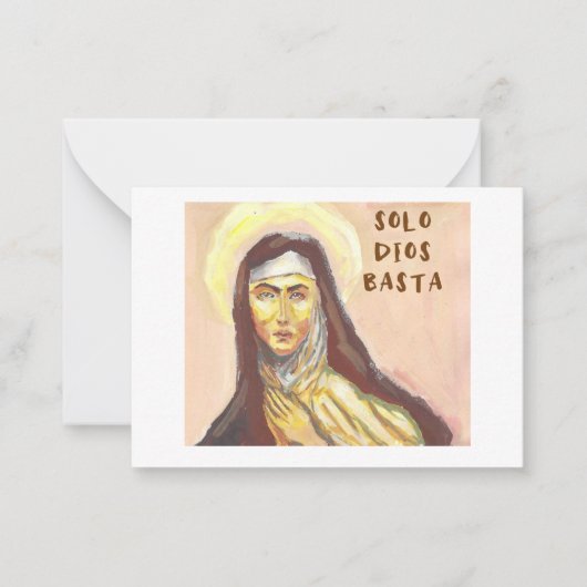 Correspondance carte de Ste Thérèse d'Avila (Devant)