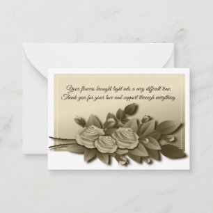 Correspondance Carte de sympathie de la branche de bouquet de fle