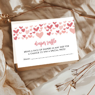 Correspondance Carte de tombola de couches pour Baby Shower A Lit
