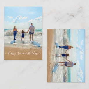 Correspondance Carte de vacances d'été personnalisée avec photo e