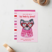 Correspondance Carte de vacances Koala Kids Valentine (Devant/Arrière en situation)