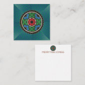 Correspondance Carte de vacances Mah Jongg (Devant / Derrière)