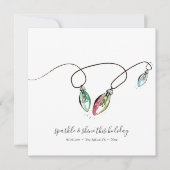 Correspondance Carte de vacances Noël unique (Devant)