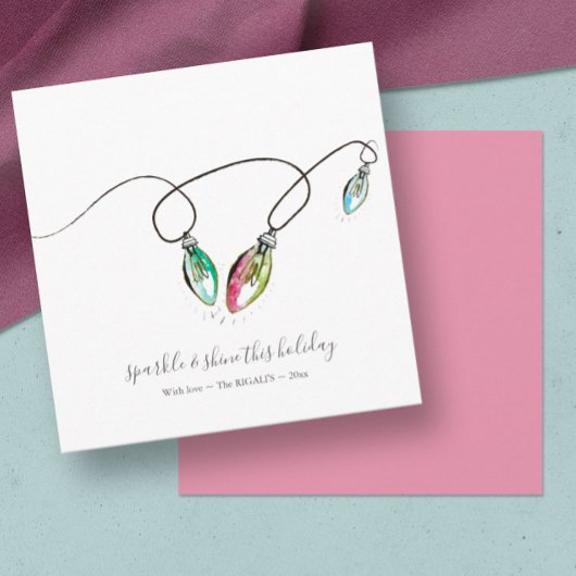 Correspondance Carte de vacances Noël unique