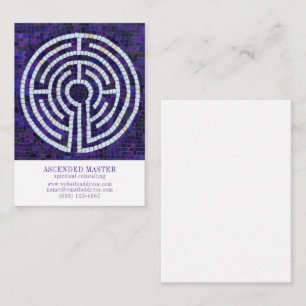 Correspondance CARTE DE VISITE LABYRINTH VIII 3.5x2.5