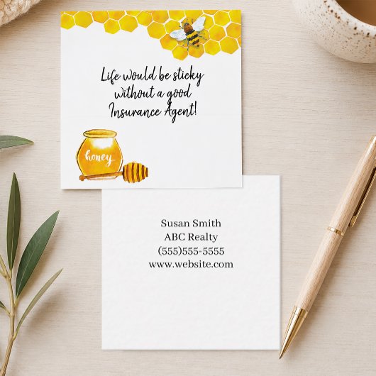 Correspondance Carte de visite Life Would be Sticky