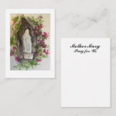 Correspondance Carte de vœux Ave Maria (Devant / Derrière)
