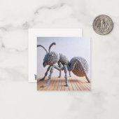 Correspondance Carte de voeux Crochet Ant (Devant/Arrière en situation)